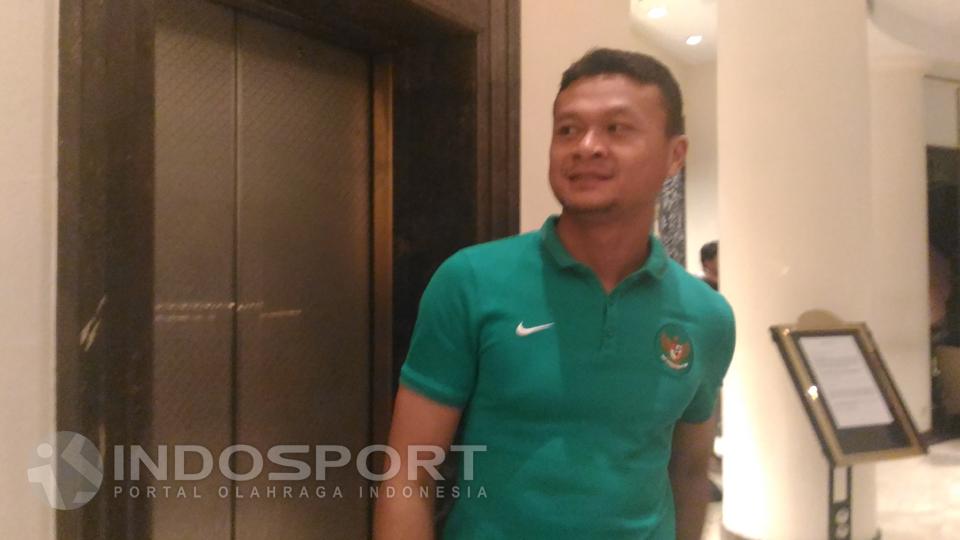 Dian Agus Prasetyo saat membela timnas Indonesia.